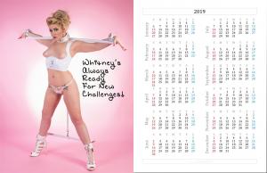 misswhitneymorgan.com - Miss Whitney Morgan 2019 Desktop Calendar thumbnail